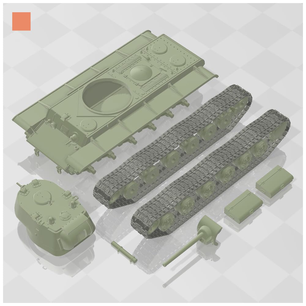 １／３５ソ連軍ＫＶ１Ｓ重戦車プラモデル完成品 1／35ソ連軍KV1S重戦車プラモデル完成品
